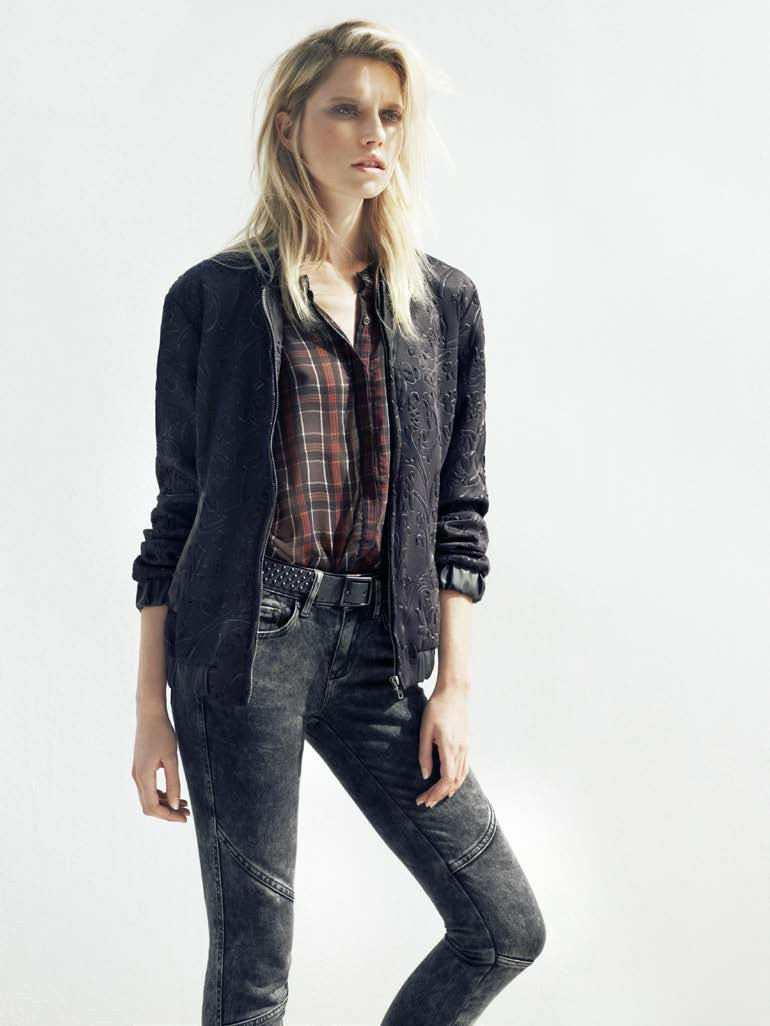 Cato van Ee featured in  the Mango lookbook for Pre-Fall 2013