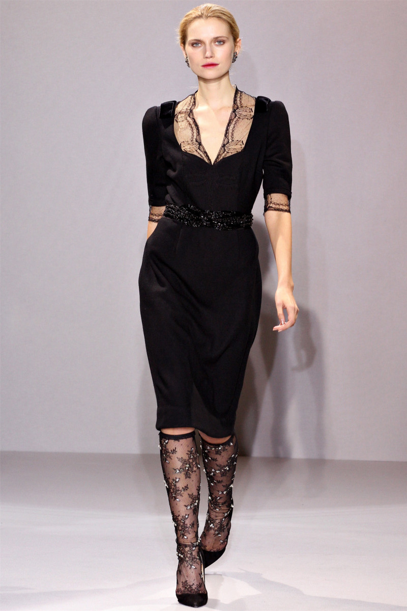 Cato van Ee featured in  the Collette Dinnigan fashion show for Autumn/Winter 2012