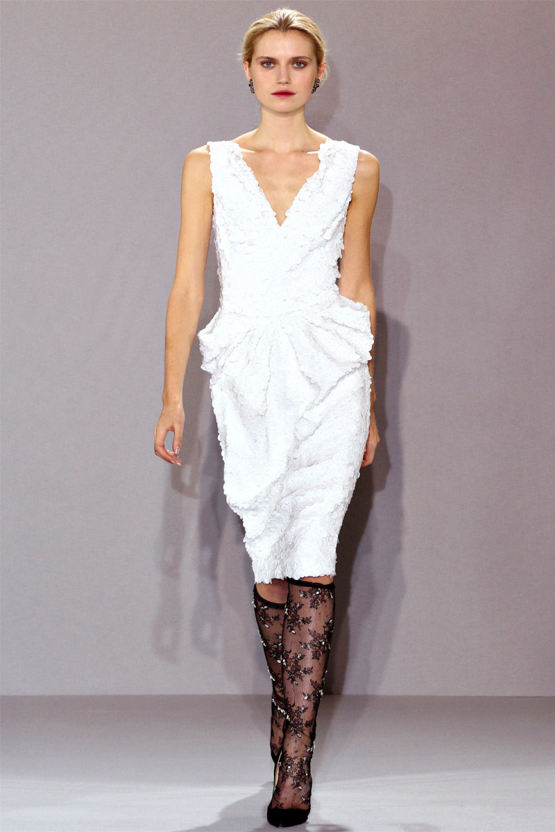 Cato van Ee featured in  the Collette Dinnigan fashion show for Autumn/Winter 2012