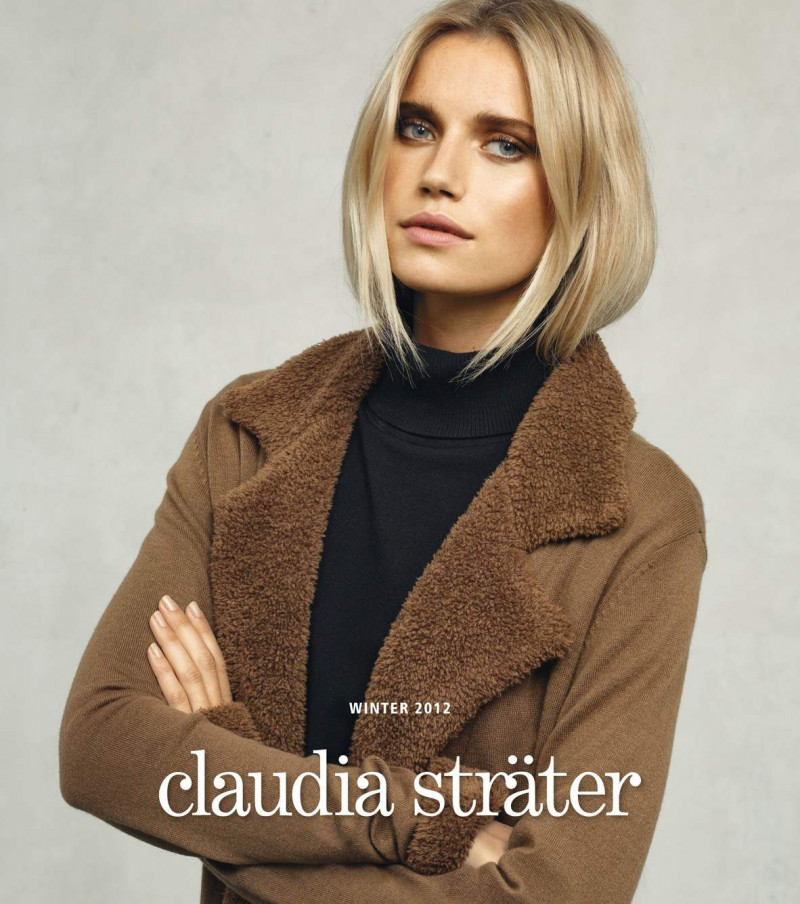Cato van Ee featured in  the Claudia Sträter advertisement for Autumn/Winter 2012