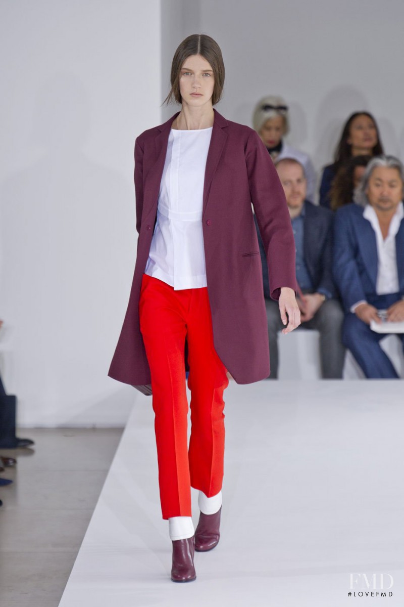 Josephine van Delden featured in  the Jil Sander fashion show for Spring/Summer 2013