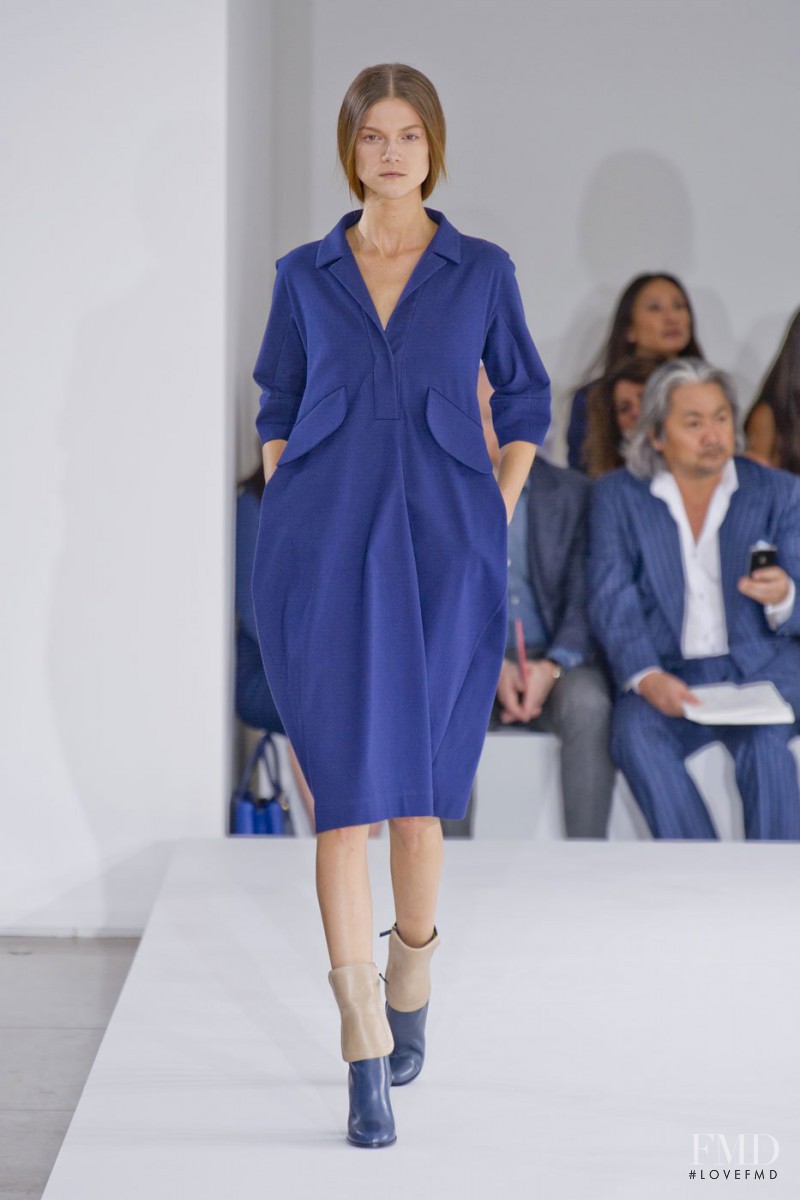 Kasia Struss featured in  the Jil Sander fashion show for Spring/Summer 2013