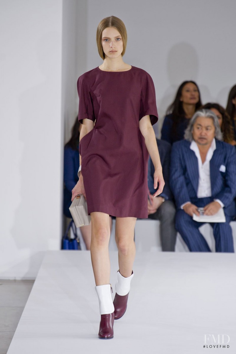 Esther Heesch featured in  the Jil Sander fashion show for Spring/Summer 2013