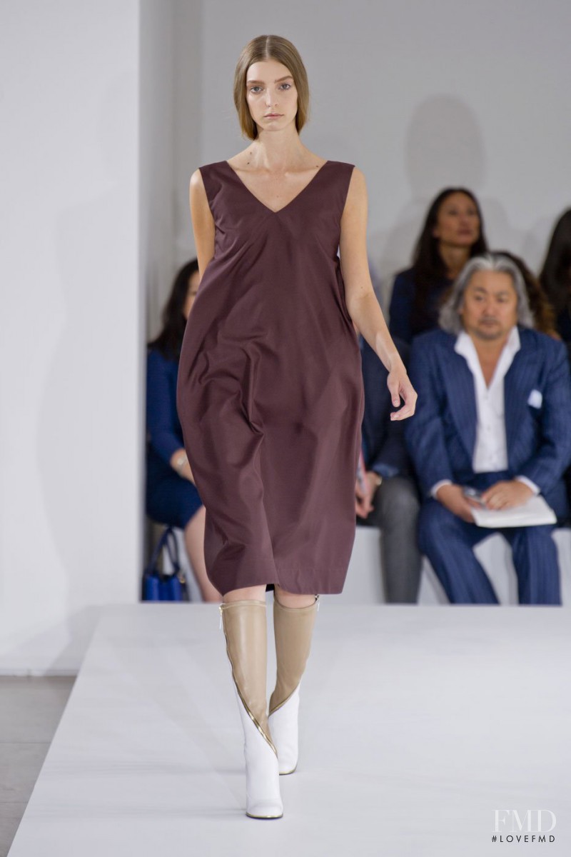 Dajana Antic featured in  the Jil Sander fashion show for Spring/Summer 2013
