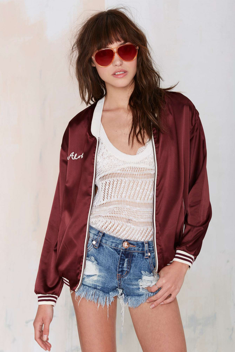 Cora Keegan featured in  the Nasty Gal catalogue for Spring/Summer 2015