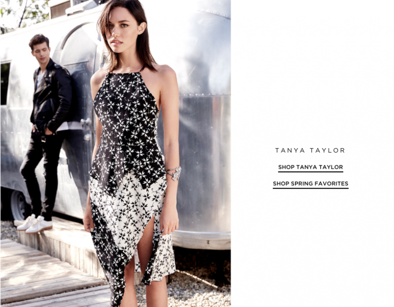 Cora Keegan featured in  the Saks Fifth Avenue Open Air lookbook for Spring/Summer 2015