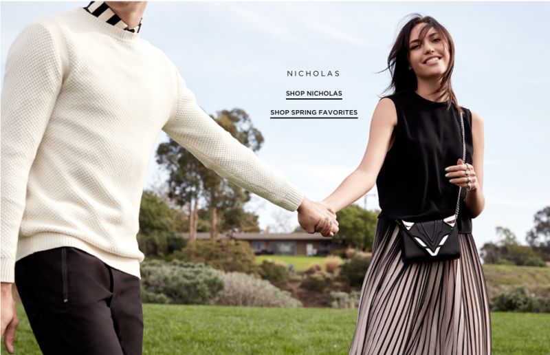 Cora Keegan featured in  the Saks Fifth Avenue Open Air lookbook for Spring/Summer 2015