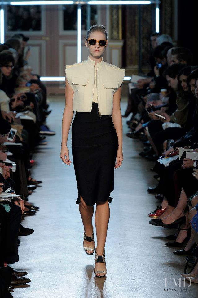 Asia Piwka featured in  the Roland Mouret fashion show for Spring/Summer 2013