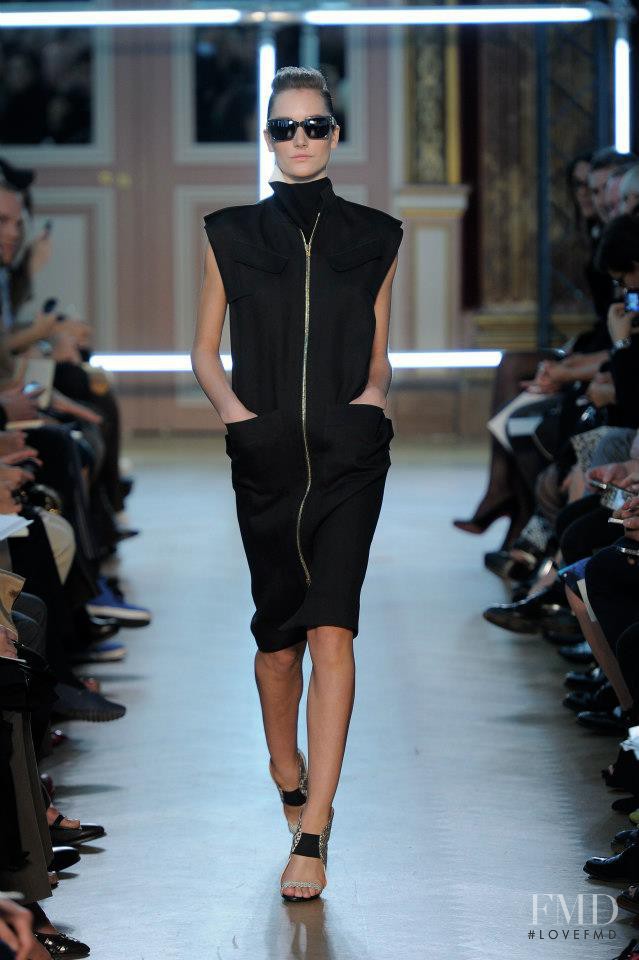 Joséphine Le Tutour featured in  the Roland Mouret fashion show for Spring/Summer 2013