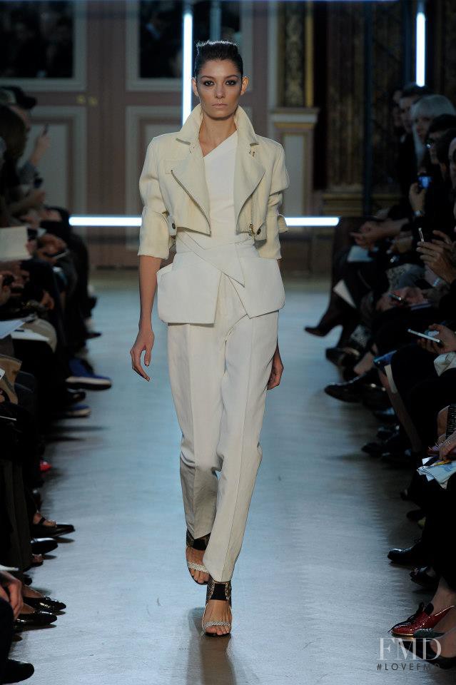 Muriel Beal featured in  the Roland Mouret fashion show for Spring/Summer 2013