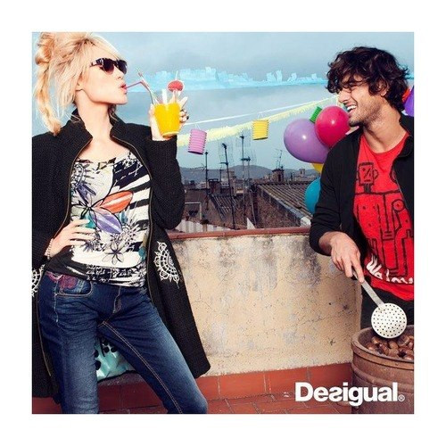 Cora Keegan featured in  the Desigual advertisement for Autumn/Winter 2013