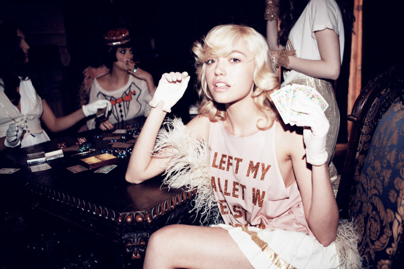 Cora Keegan featured in  the Wildfox Daisy\'s Girls lookbook for Fall 2013