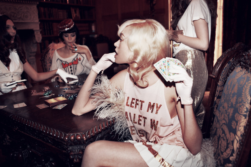 Cora Keegan featured in  the Wildfox Daisy\'s Girls lookbook for Fall 2013