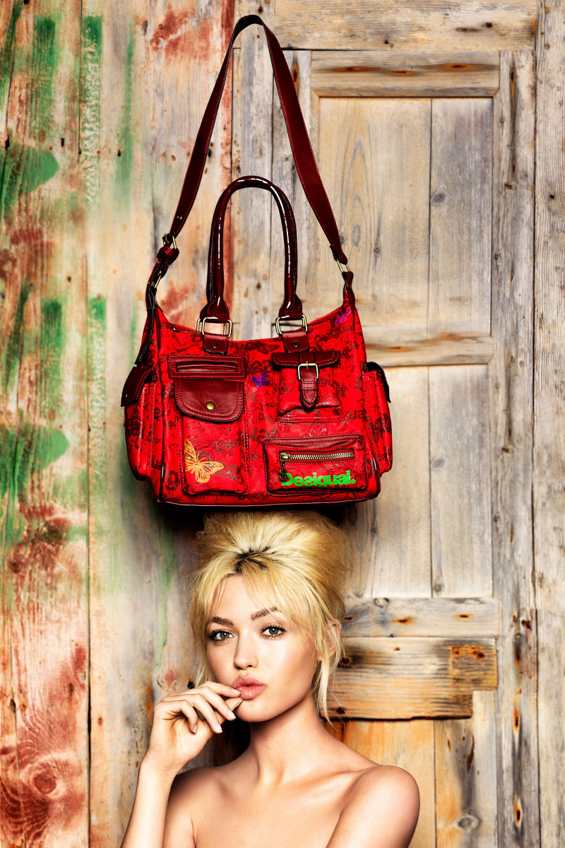 Cora Keegan featured in  the Desigual advertisement for Spring/Summer 2013