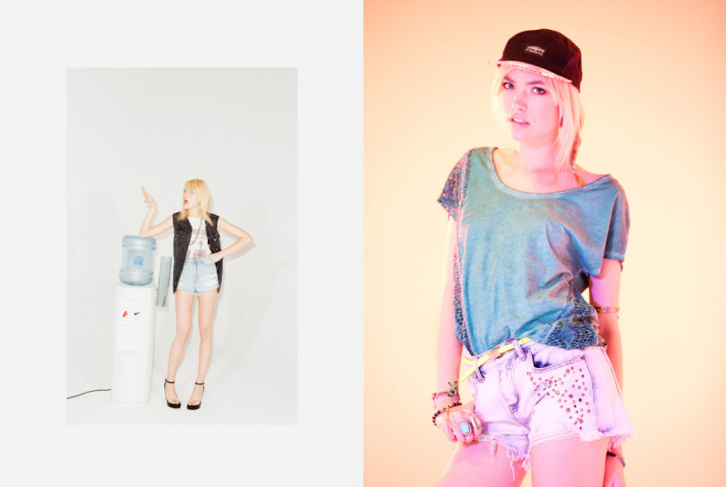 Cora Keegan featured in  the Urban Outfitters New Shorts New Fits New Styles lookbook for Spring/Summer 2013