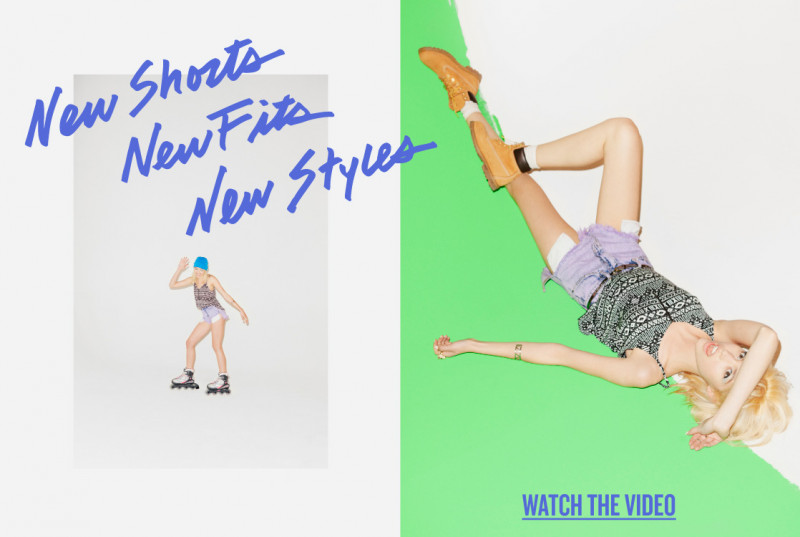 Cora Keegan featured in  the Urban Outfitters New Shorts New Fits New Styles lookbook for Spring/Summer 2013