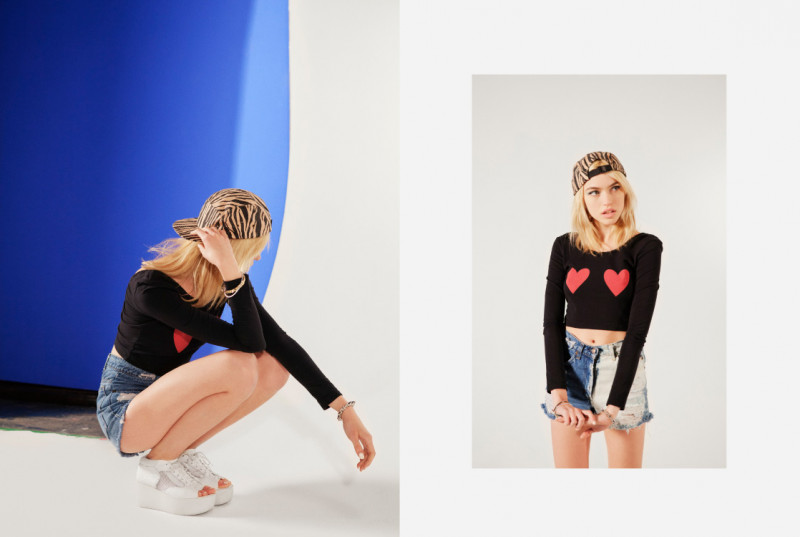 Cora Keegan featured in  the Urban Outfitters New Shorts New Fits New Styles lookbook for Spring/Summer 2013