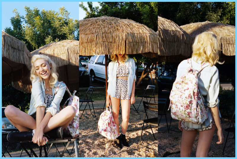 Cora Keegan featured in  the Urban Outfitters lookbook for Spring 2013