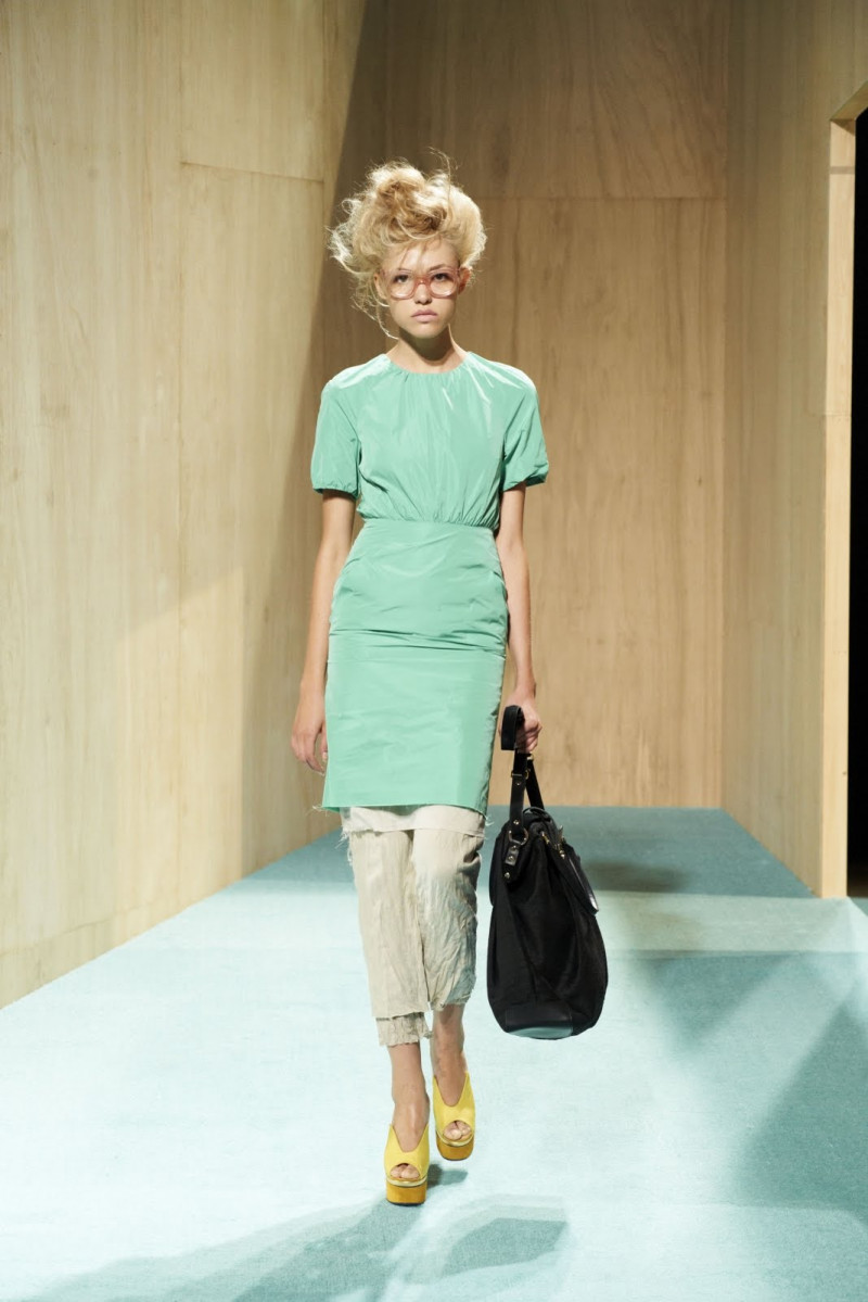 Cora Keegan featured in  the Acne Studios fashion show for Resort 2012