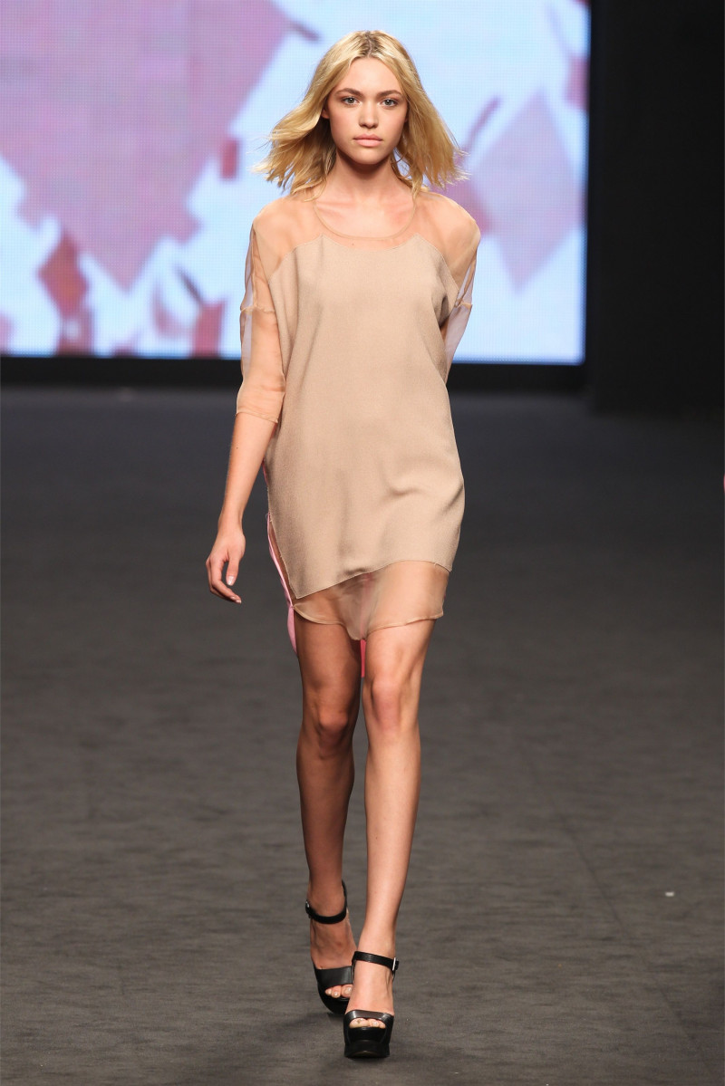 Cora Keegan featured in  the C’N’C CoSTUME NATIONAL fashion show for Spring/Summer 2012