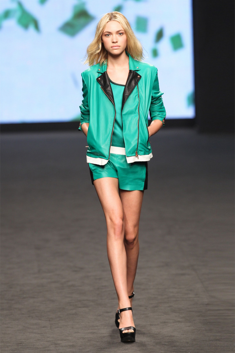 Cora Keegan featured in  the C’N’C CoSTUME NATIONAL fashion show for Spring/Summer 2012