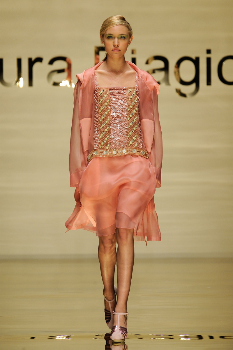 Cora Keegan featured in  the Laura Biagiotti fashion show for Spring/Summer 2012