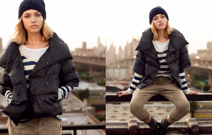 Cora Keegan featured in  the Gap advertisement for Autumn/Winter 2011