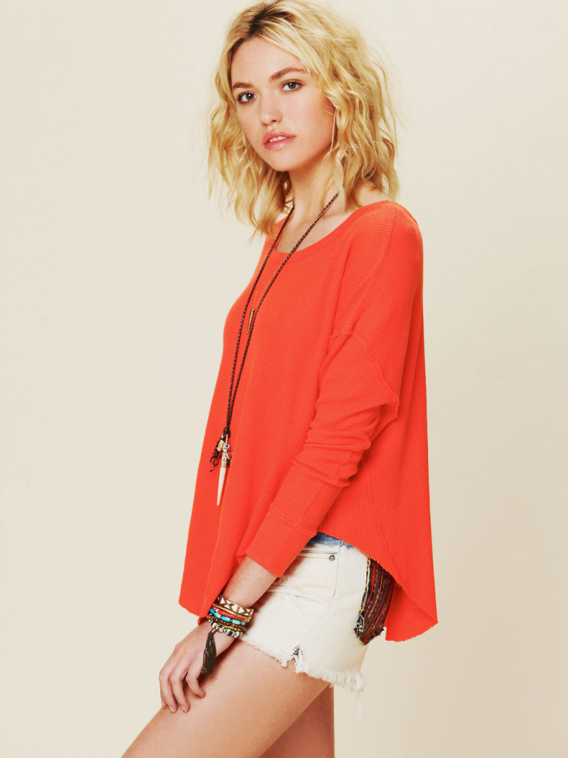 Cora Keegan featured in  the Free People lookbook for Pre-Fall 2012