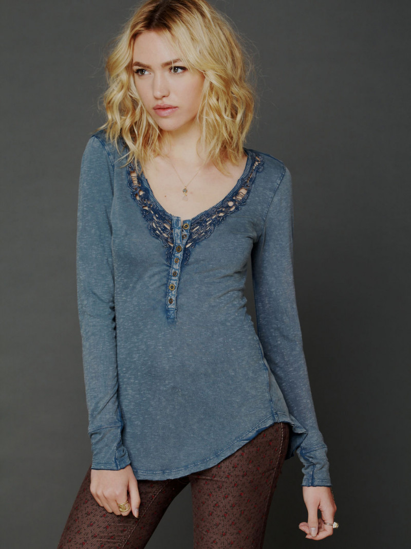 Cora Keegan featured in  the Free People lookbook for Pre-Fall 2012