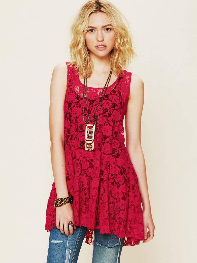 Cora Keegan featured in  the Free People lookbook for Pre-Fall 2012