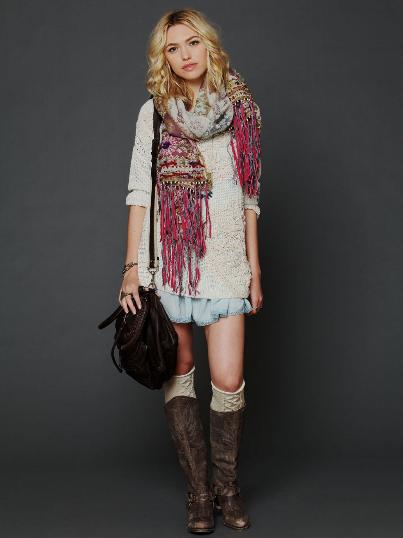 Cora Keegan featured in  the Free People lookbook for Pre-Fall 2012