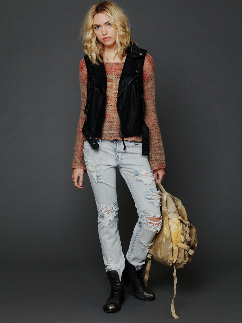 Cora Keegan featured in  the Free People lookbook for Pre-Fall 2012