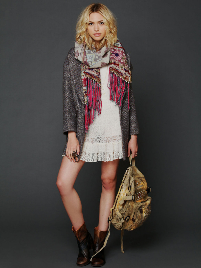 Cora Keegan featured in  the Free People lookbook for Pre-Fall 2012