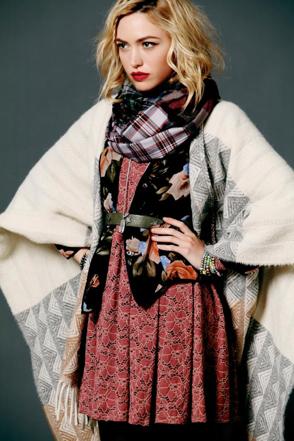 Cora Keegan featured in  the Free People lookbook for Pre-Fall 2012