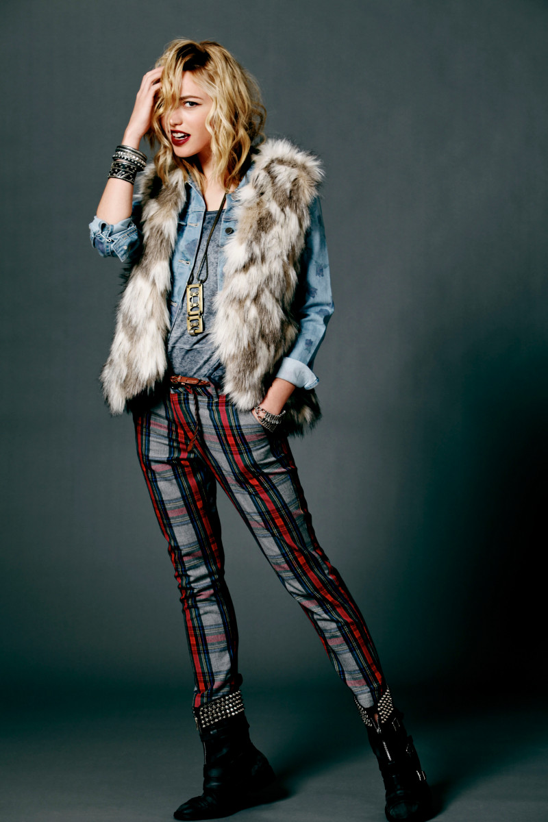 Cora Keegan featured in  the Free People lookbook for Pre-Fall 2012