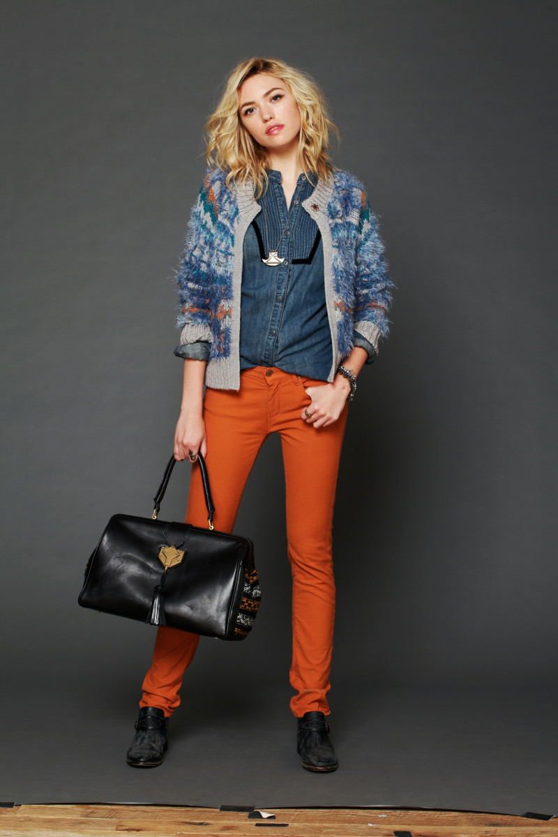 Cora Keegan featured in  the Free People lookbook for Pre-Fall 2012