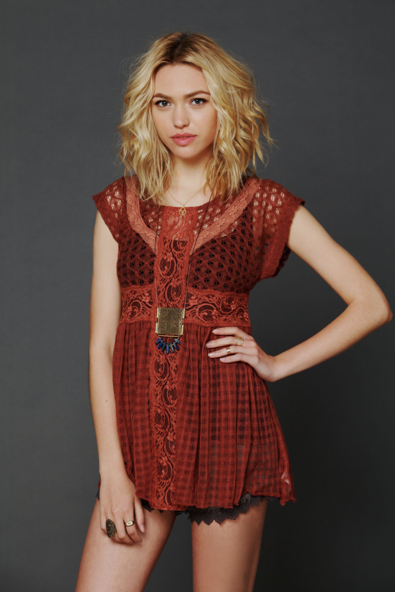 Cora Keegan featured in  the Free People lookbook for Pre-Fall 2012