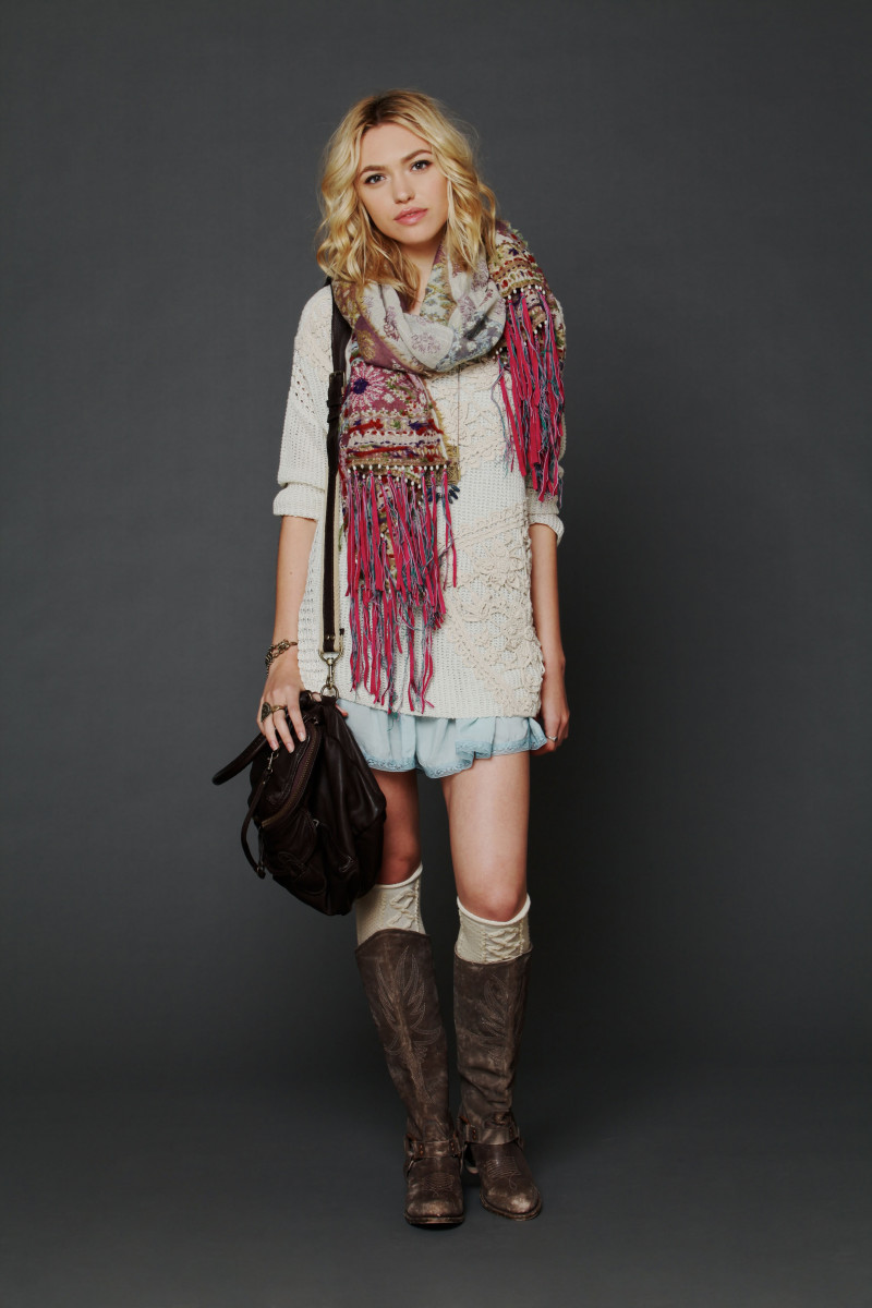 Cora Keegan featured in  the Free People lookbook for Pre-Fall 2012