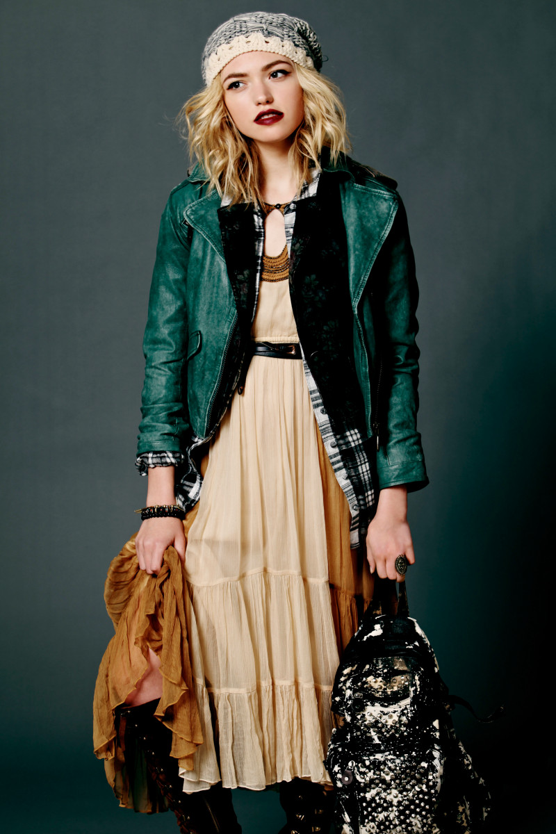 Cora Keegan featured in  the Free People lookbook for Pre-Fall 2012