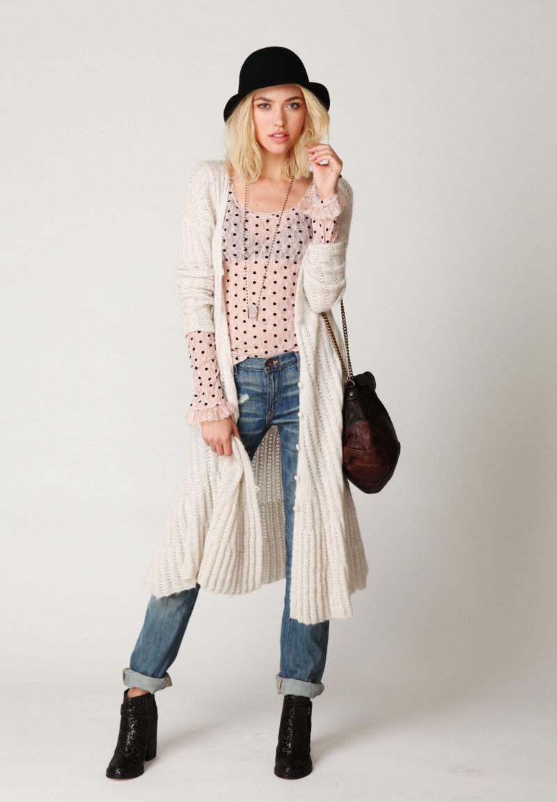 Cora Keegan featured in  the Free People lookbook for Pre-Fall 2012