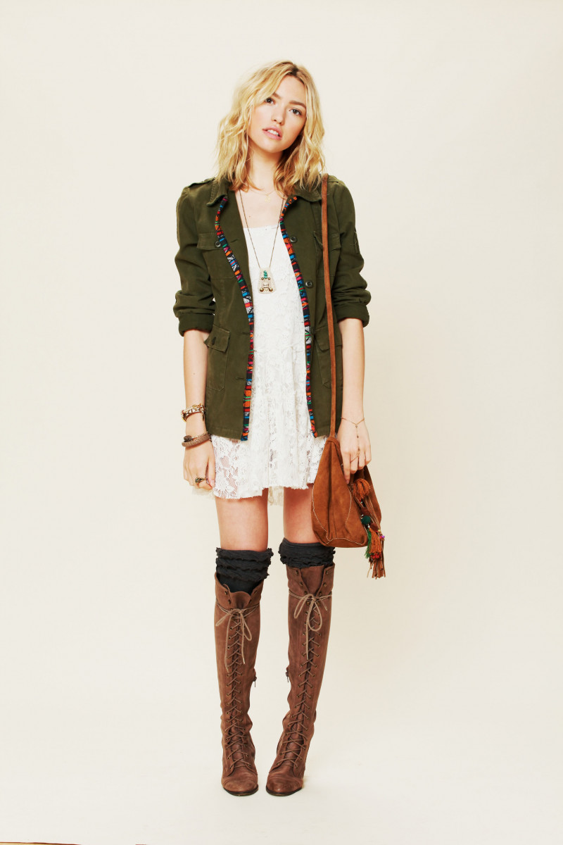 Cora Keegan featured in  the Free People lookbook for Pre-Fall 2012