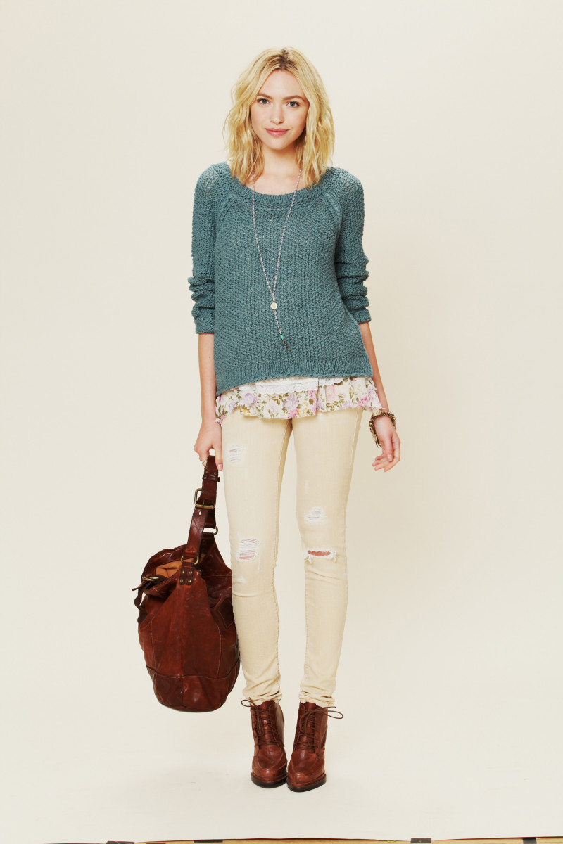 Cora Keegan featured in  the Free People lookbook for Pre-Fall 2012