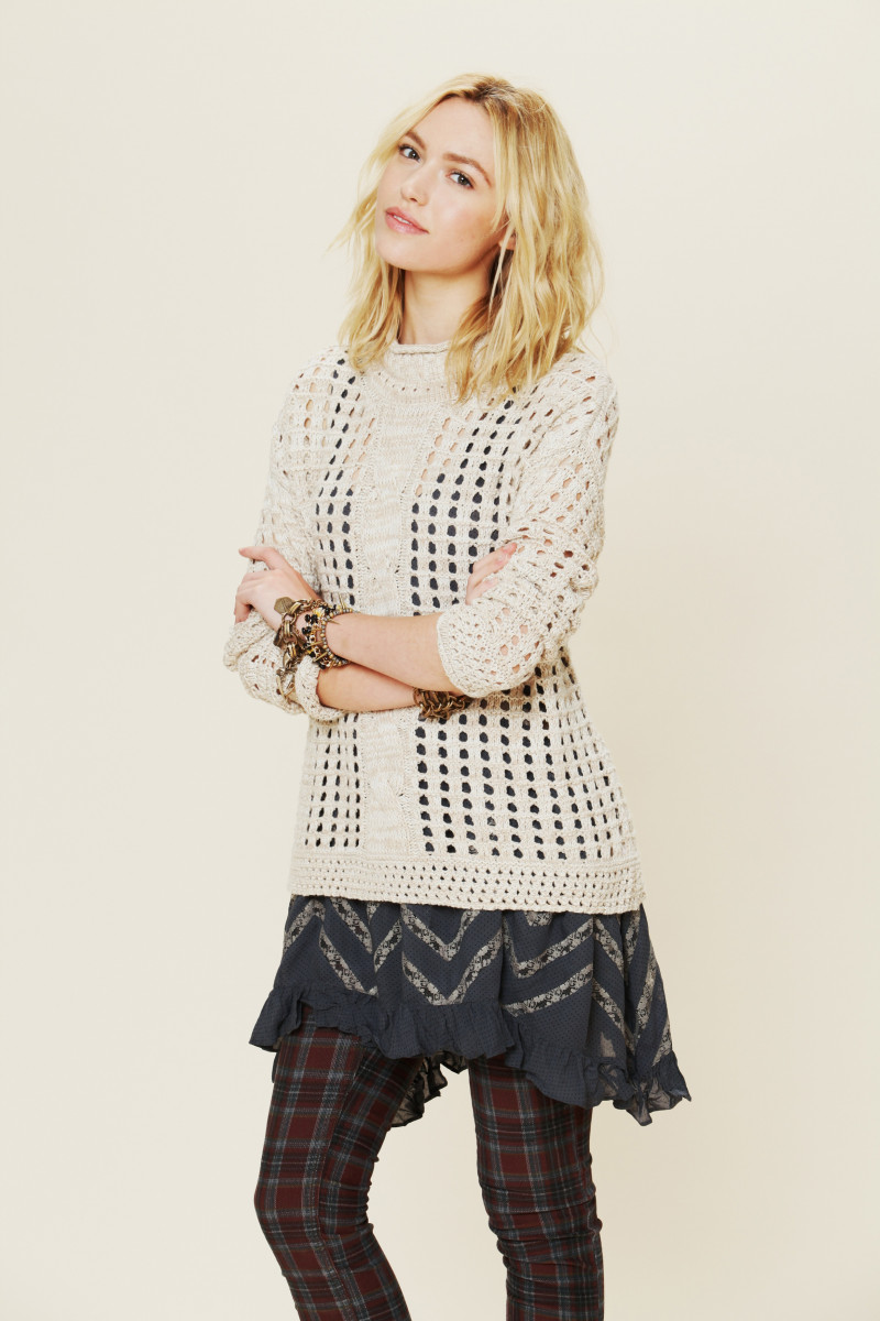 Cora Keegan featured in  the Free People lookbook for Pre-Fall 2012