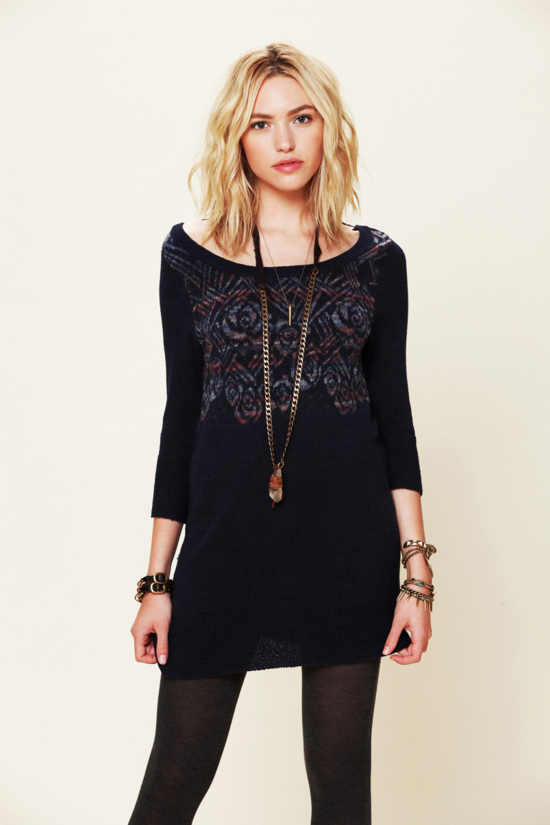 Cora Keegan featured in  the Free People lookbook for Pre-Fall 2012