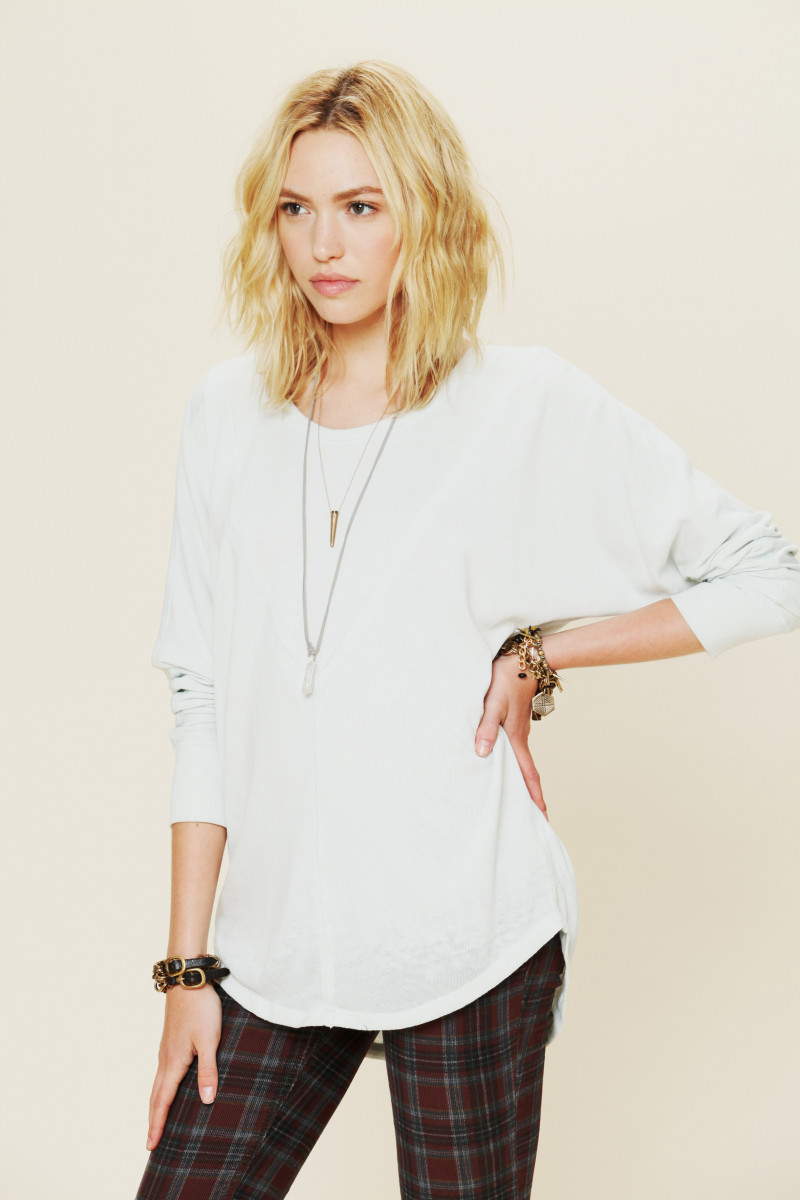 Cora Keegan featured in  the Free People lookbook for Pre-Fall 2012