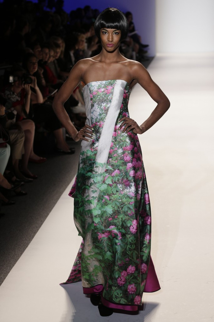 Sessilee Lopez featured in  the Joanna Mastroianni fashion show for Spring/Summer 2013