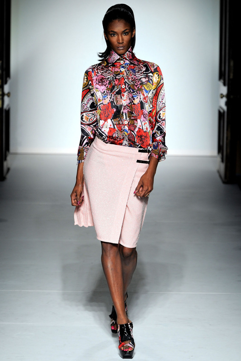 Sessilee Lopez featured in  the PPQ fashion show for Spring/Summer 2013