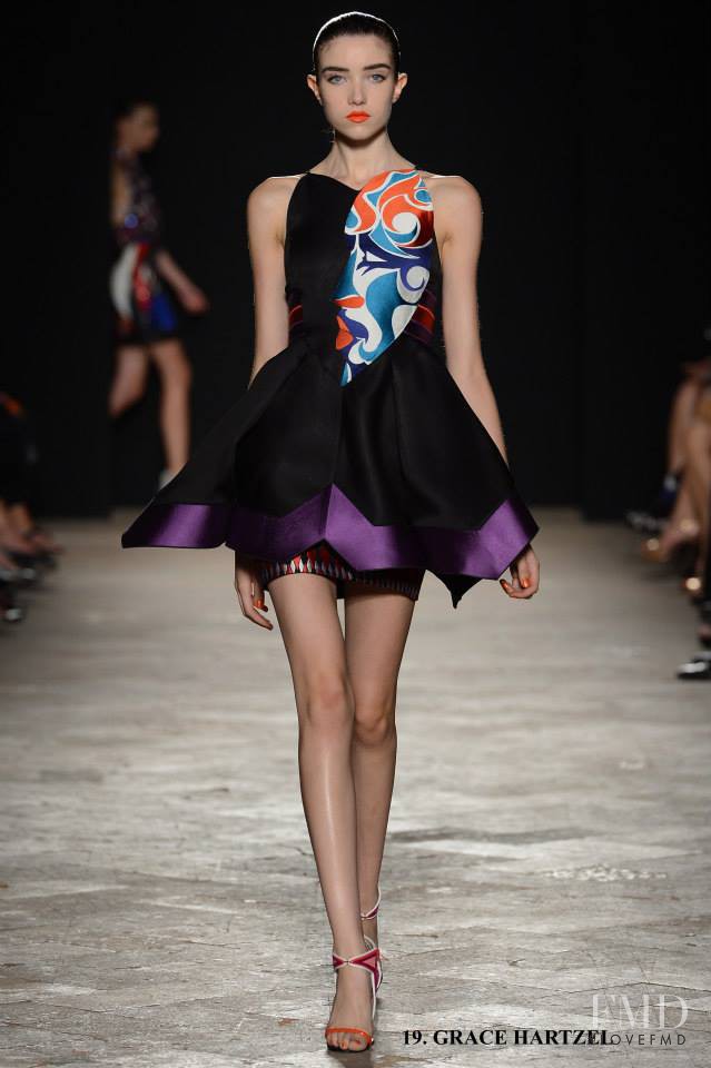Grace Hartzel featured in  the Aquilano.Rimondi fashion show for Spring/Summer 2013