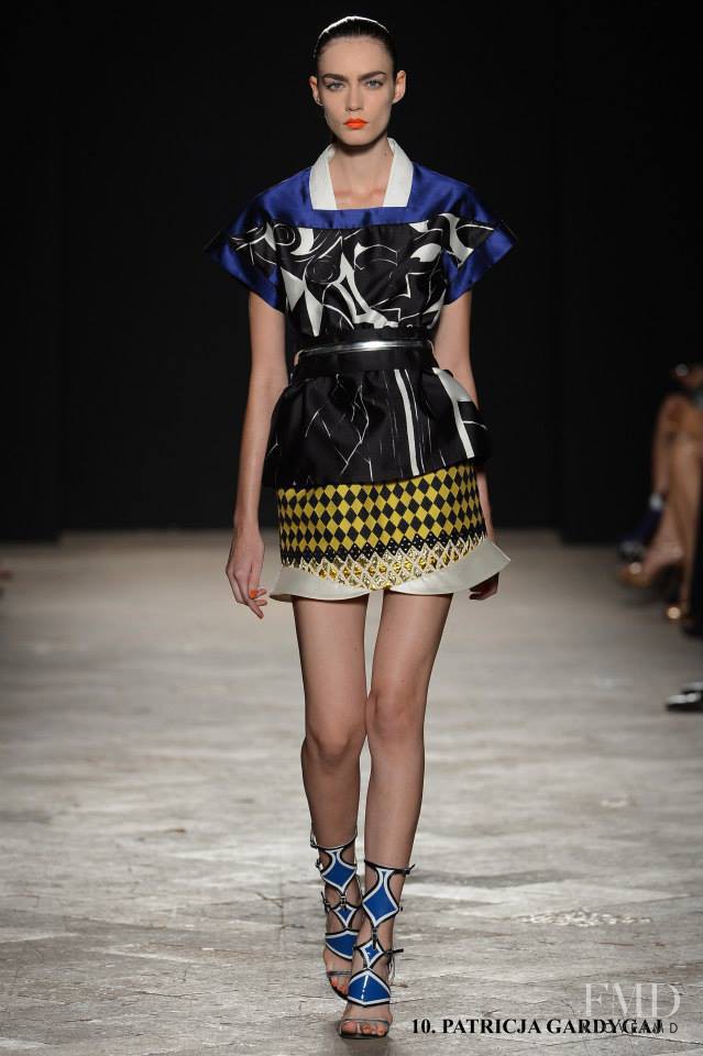 Patrycja Gardygajlo featured in  the Aquilano.Rimondi fashion show for Spring/Summer 2013