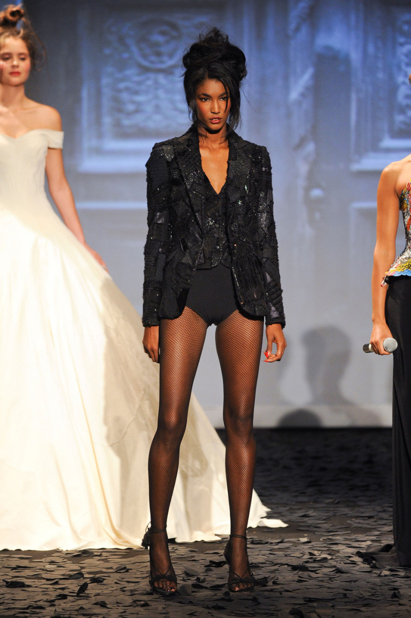 Sessilee Lopez featured in  the Franck Sorbier fashion show for Autumn/Winter 2012